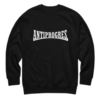 Suéter negro "ANTIPROGRES"