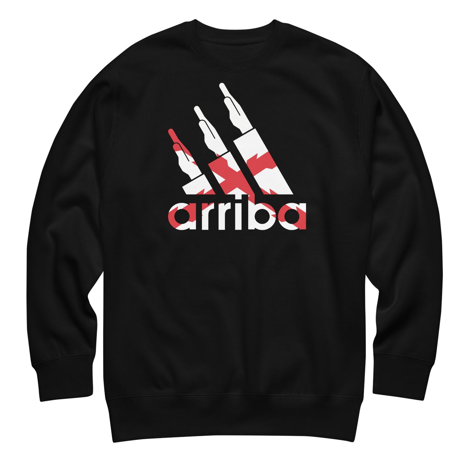 Suéter negro "arriba" Imperio