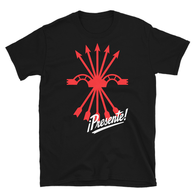 Camiseta negra "¡Presente!"