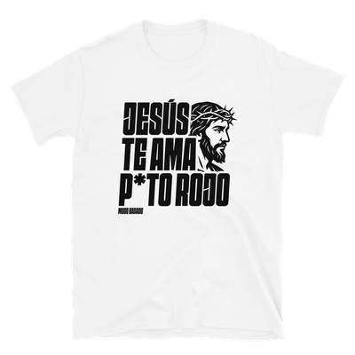 Camiseta blanca "JESUS TE AMA"