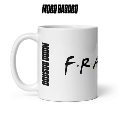 Taza blanca F·R·A·N·C·O
