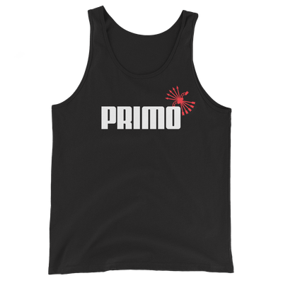Camiseta tirantes negra (tank top)  "PRIMO"