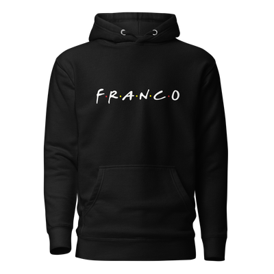 Sudadera negra "F·R·A·N·C·O"