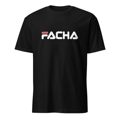 Camiseta negra "FACHA"