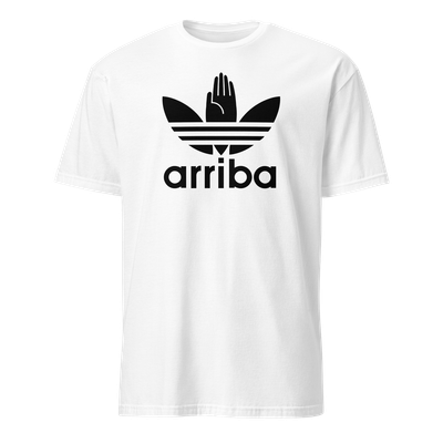 Camiseta blanca ["arriba 2" negro]