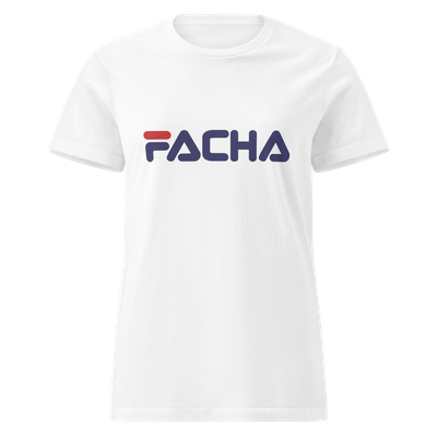 Camiseta mujer blanca  ["FACHA"]