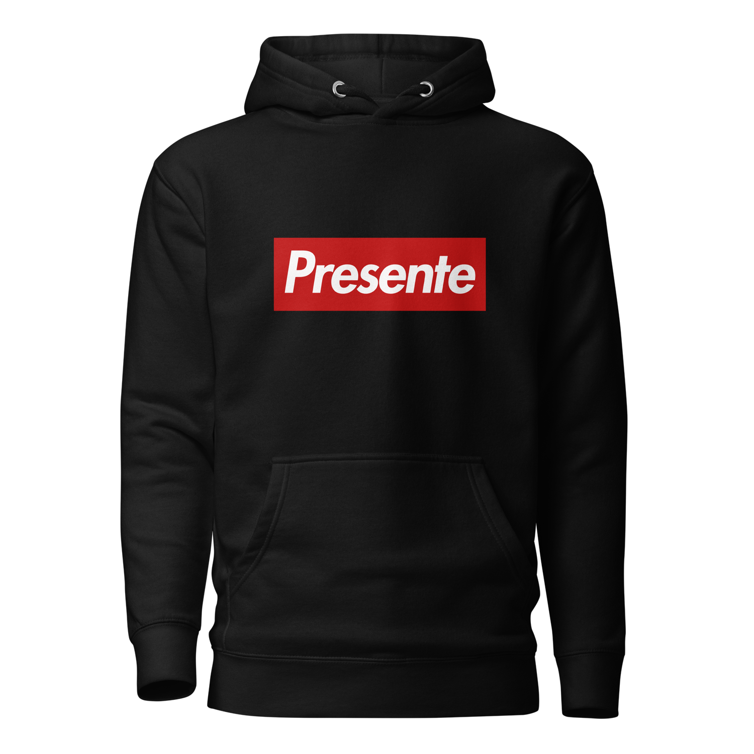 Sudadera negra "presente"