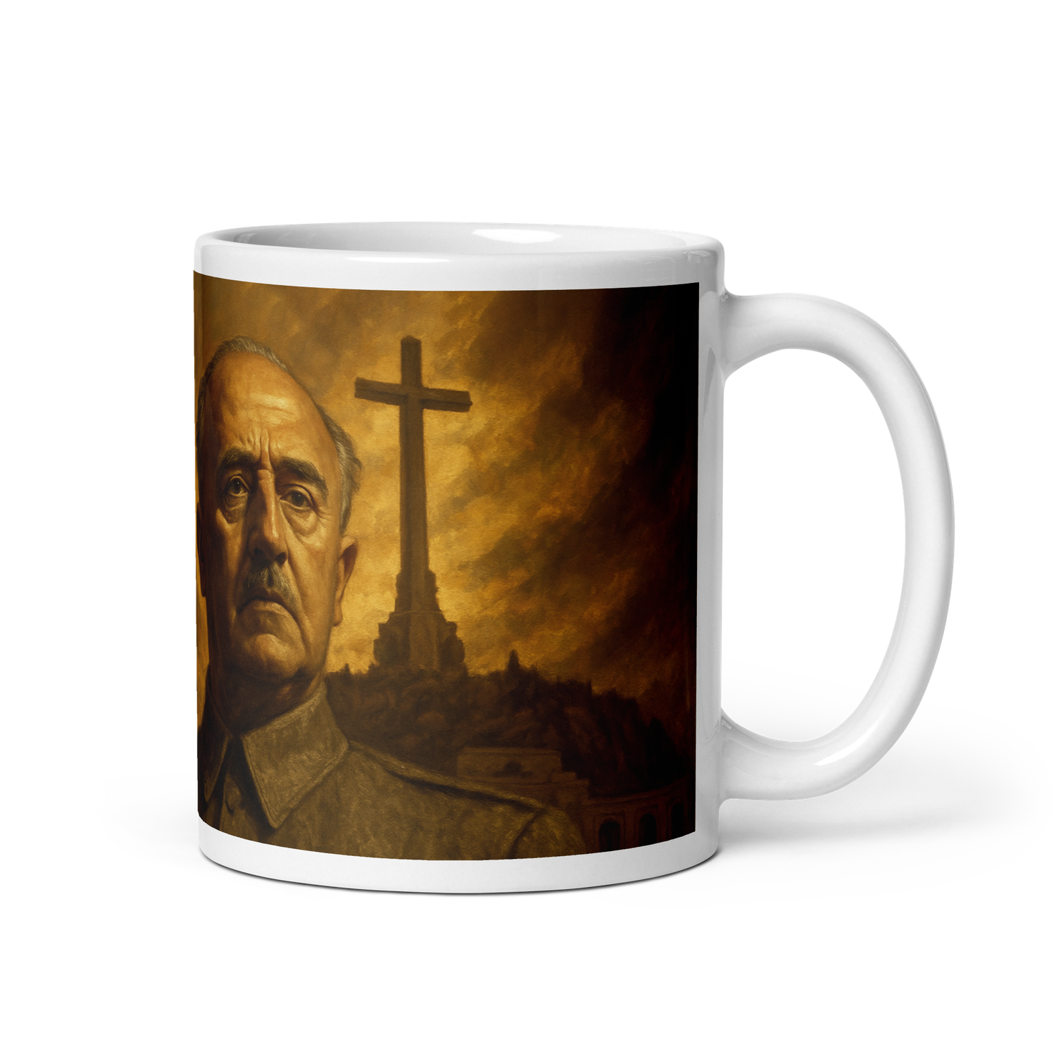 Taza blanca "FRANCO VALLE"