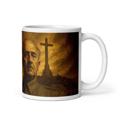 Taza blanca "FRANCO VALLE"