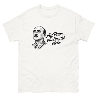 Camiseta blanca "Ay Paco"
