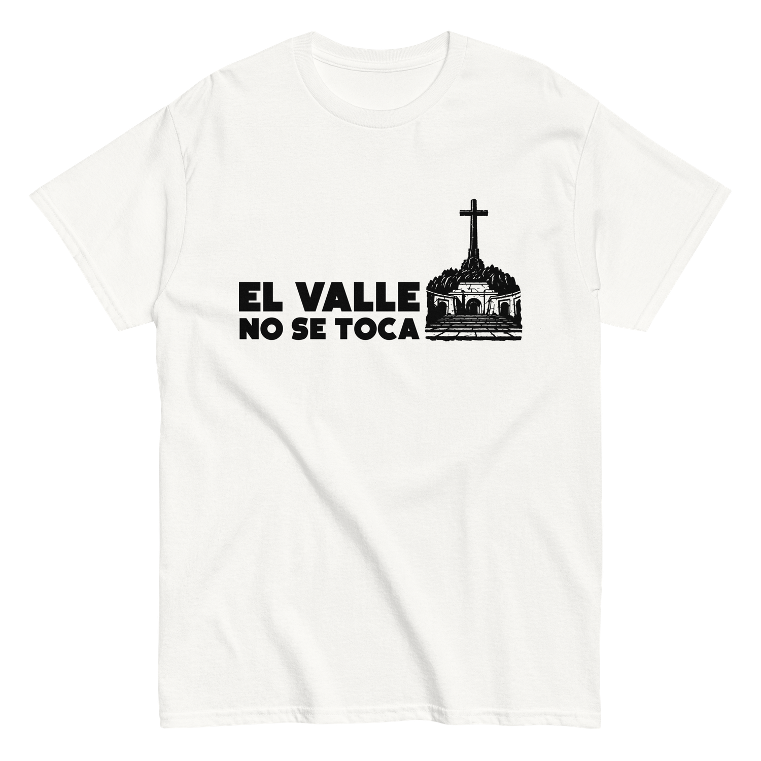 Camiseta blanca "EL VALLE NO SE TOCA"