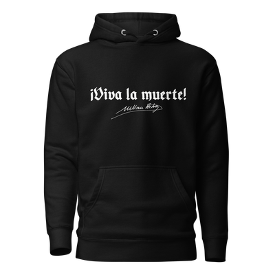 Sudadera negra "¡Viva la muerte!"
