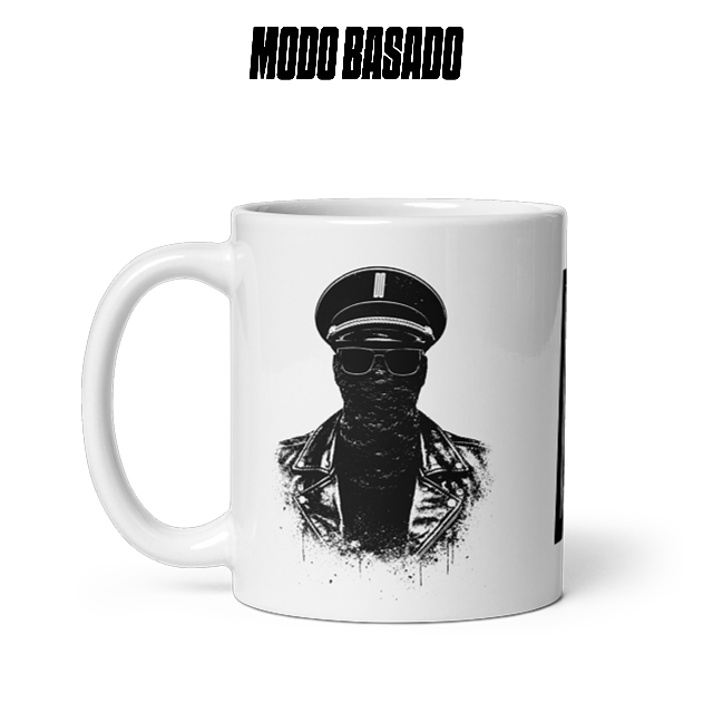 Taza blanca "Coronel Basado"