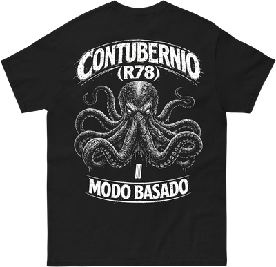 Camiseta negra "CONTUBERNIO (R78)" 1