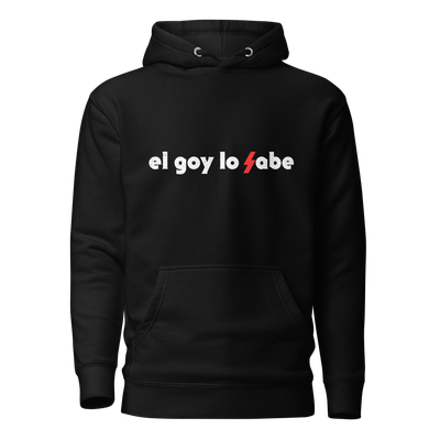 Sudadera negra "el goy lo sabe"