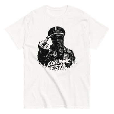 Camiseta negra "CENSÚRAME ESTA"