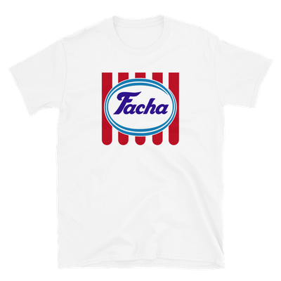 Camiseta blanca "Facha" Helados