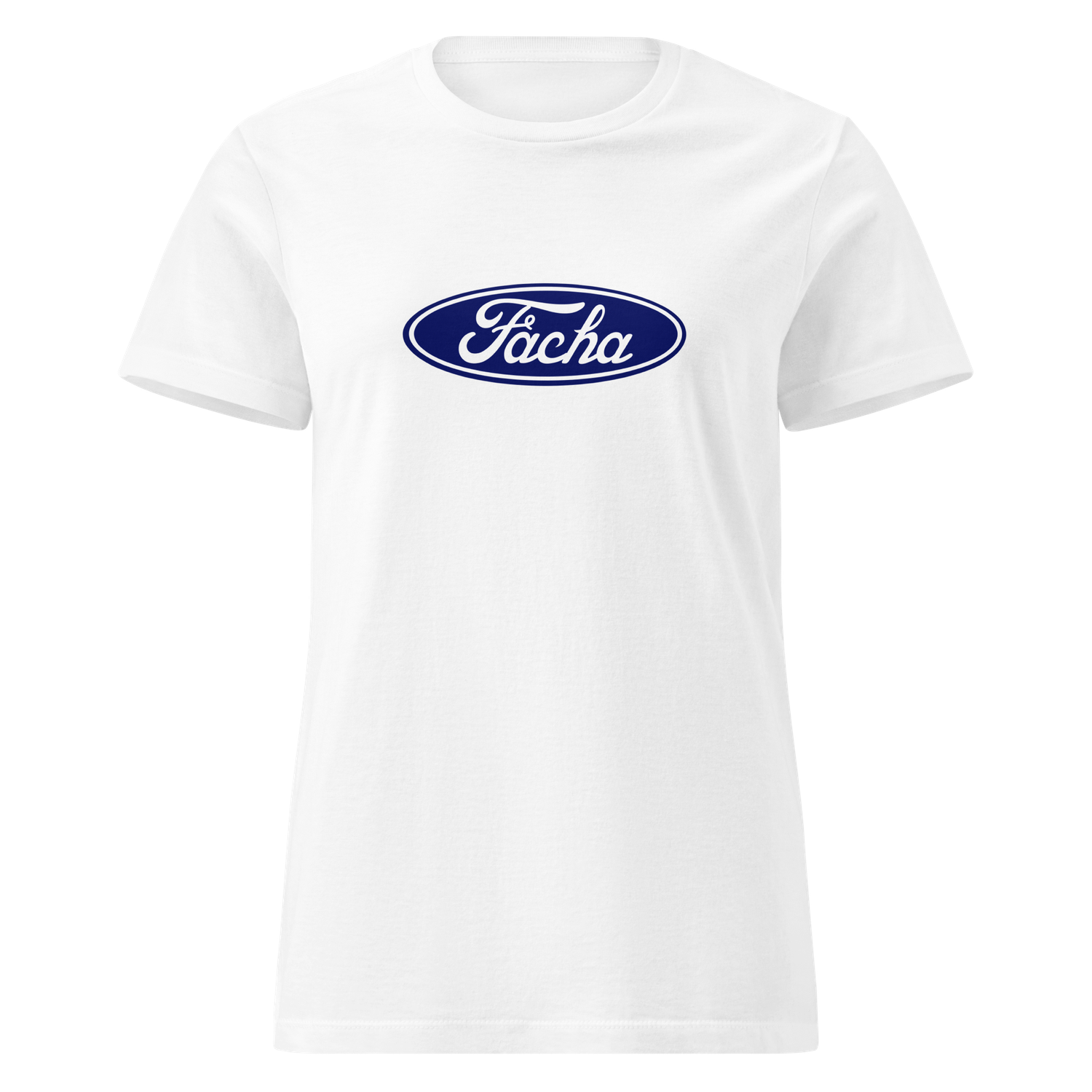 Camiseta mujer blanca "Facha" Ford
