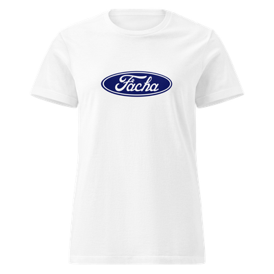 Camiseta mujer blanca "Facha" Ford