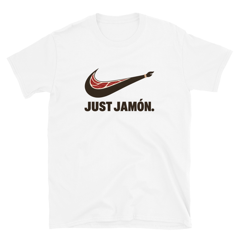 Camiseta blanca "Jamón"