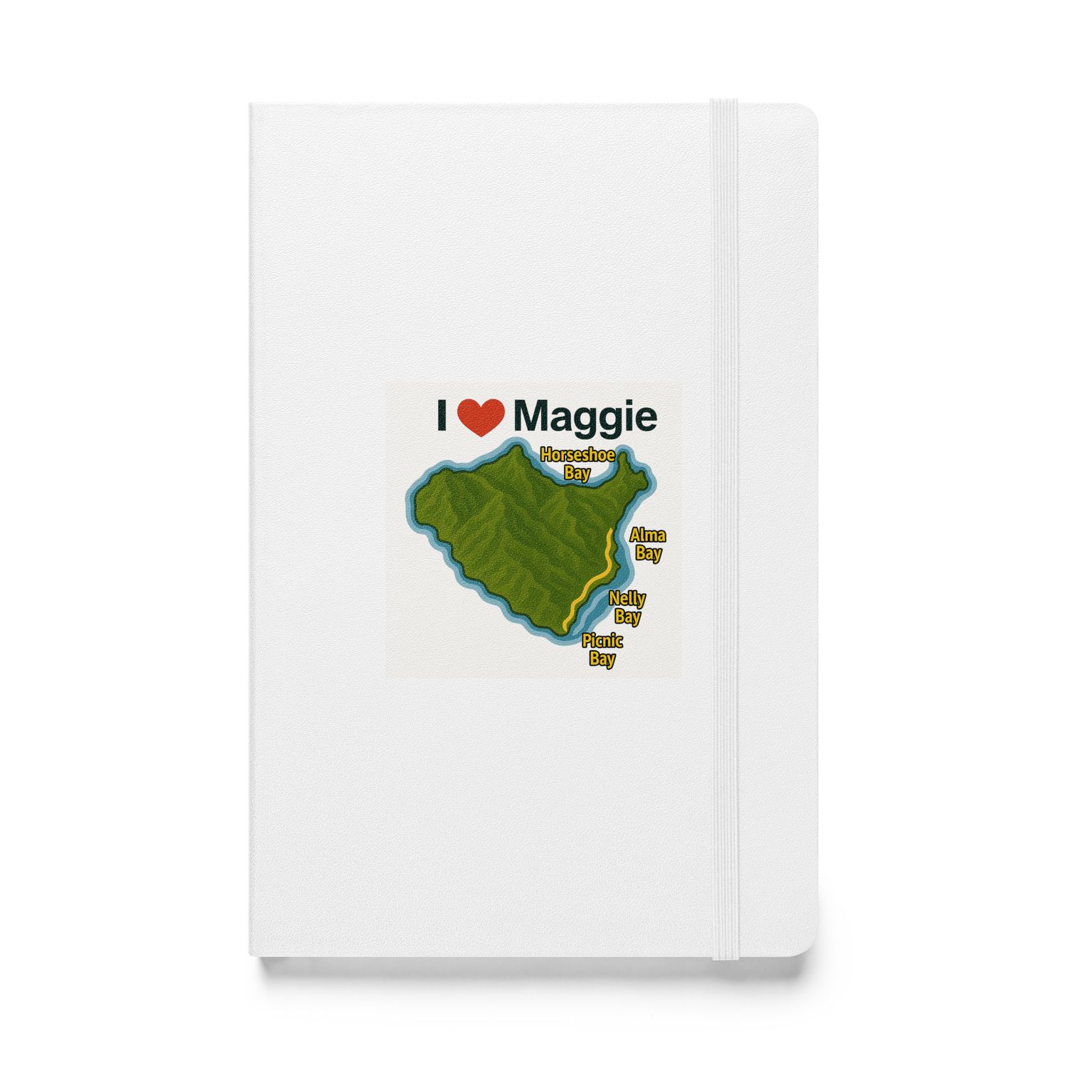 I ♥️ Maggie Hardcover bound notebook