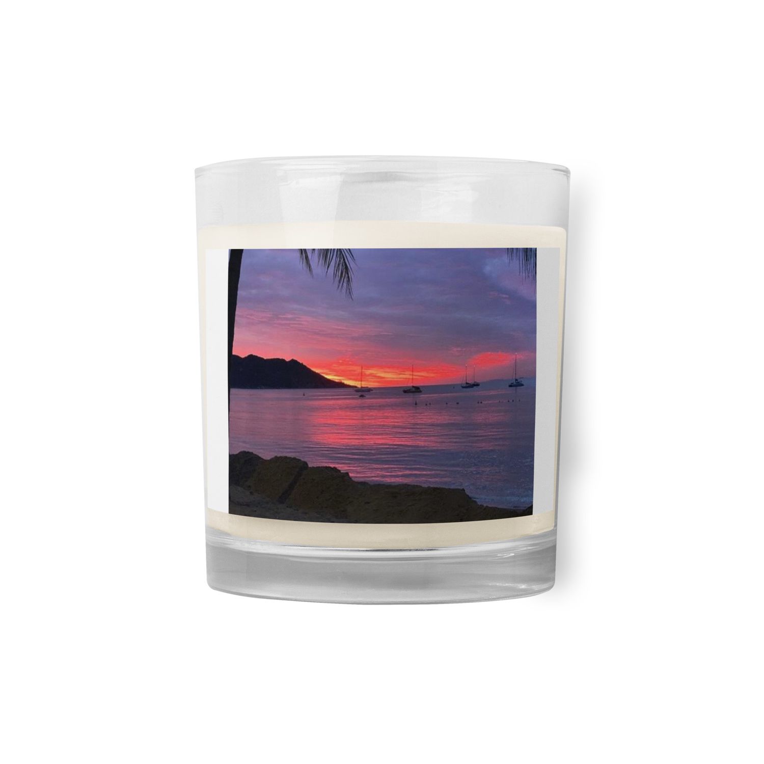 Horseshoe Bay Glass jar soy wax candle
