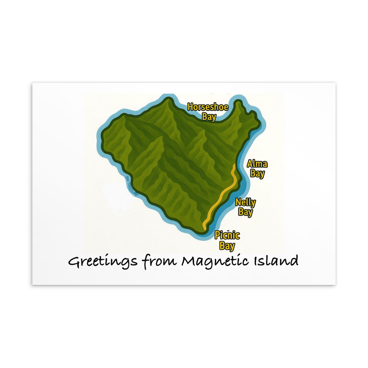 Greetings from Magnetic Island Postcard