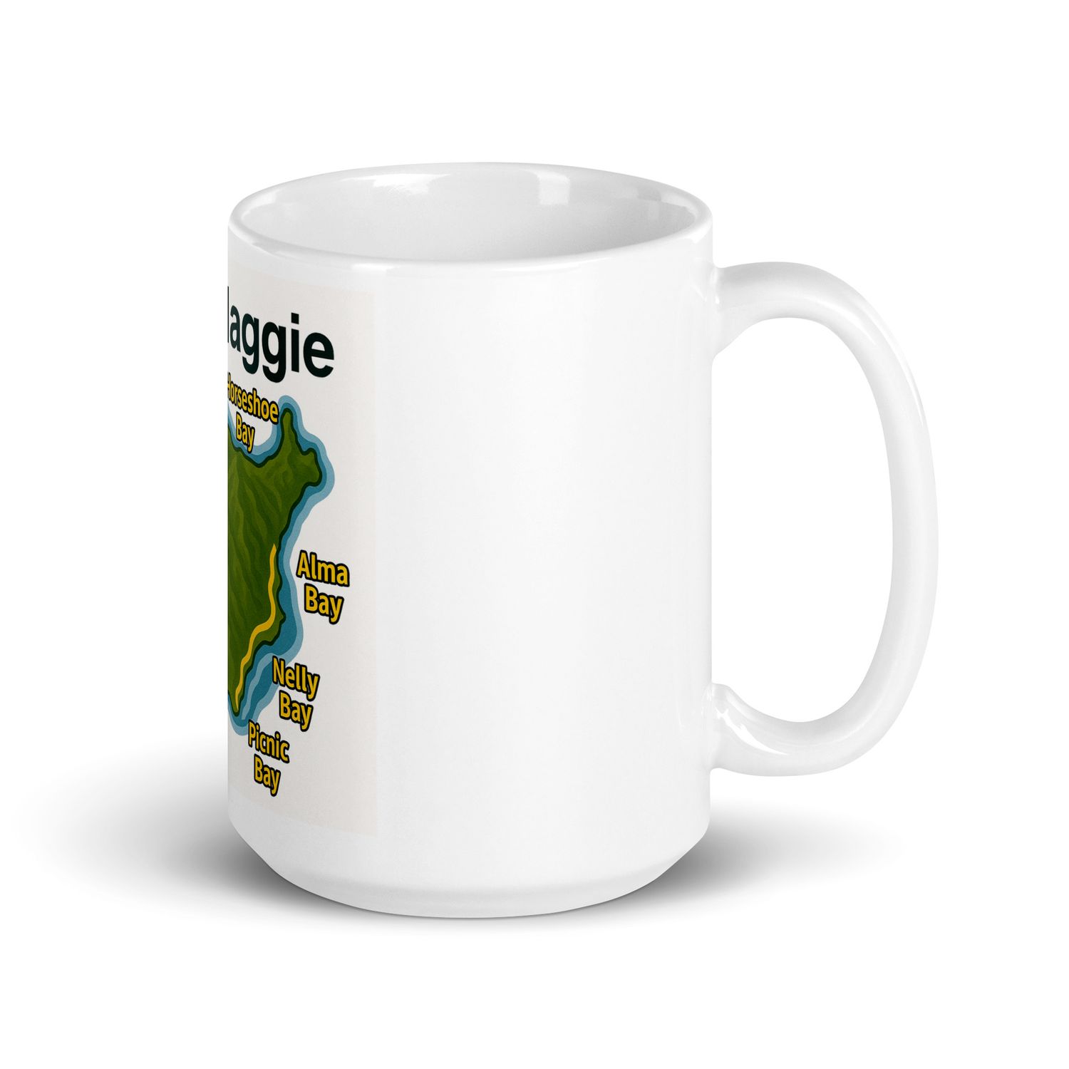 I ♥️ Maggie White glossy 15oz mug