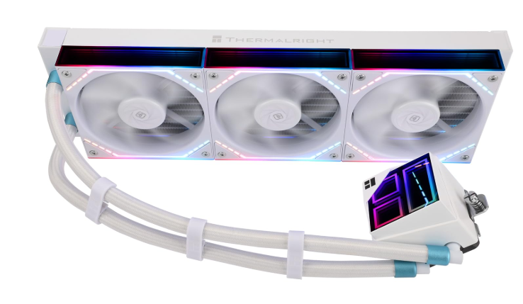 Thermalright Frozen Infinity 360 WHITE CPU Water Cooler, with Triple 124mm Infinity Mirror PWM Fans,for Intel 1150/1151/1200/2011/ 1700/1851&amp;AMD/AM4/AM5,360 Size Infinity Mirror Water Cooling Radiator