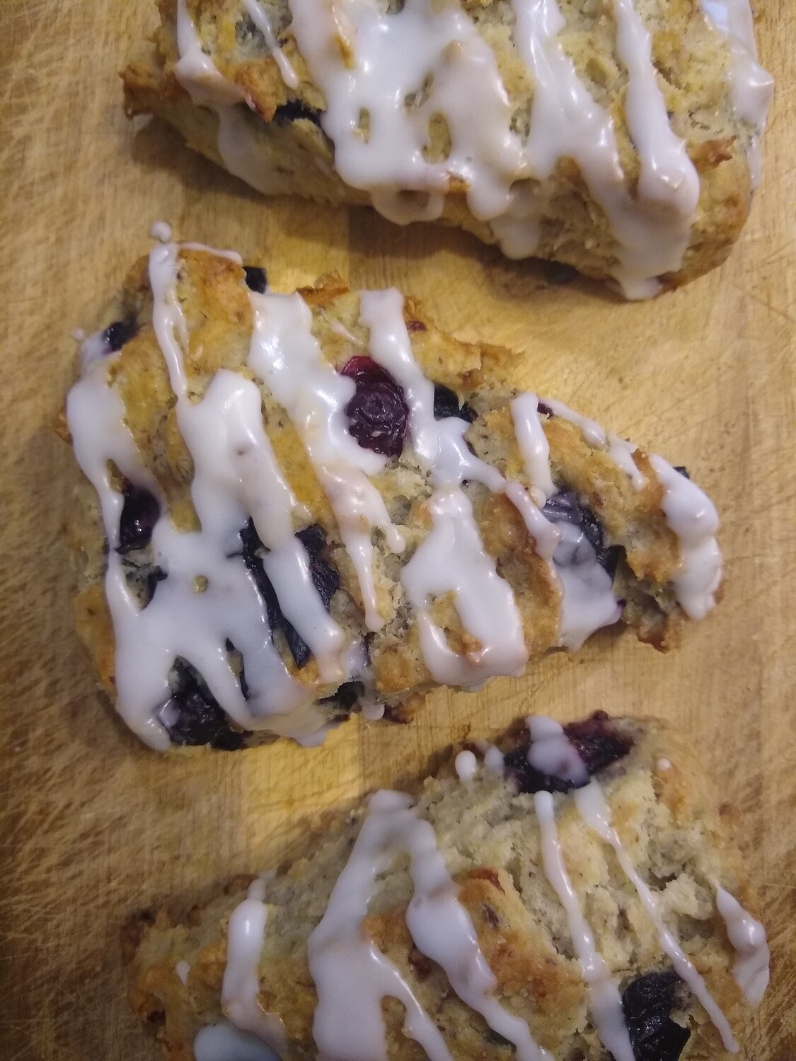Lemon Blueberry Scones [ GF + V ]