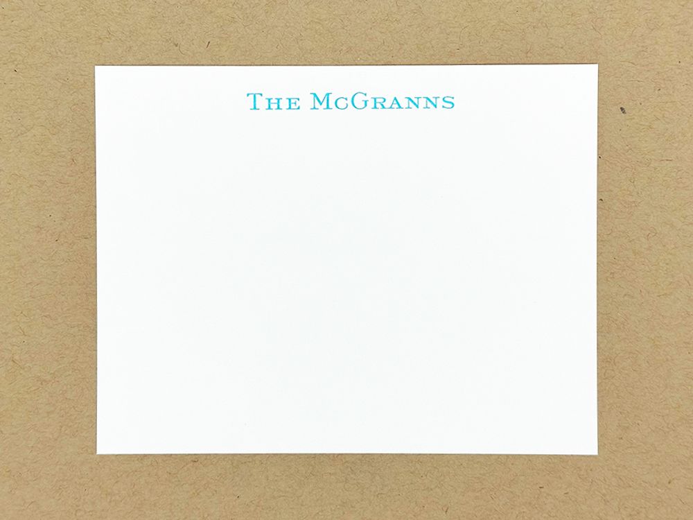 Just My Name-Letterpress Printing