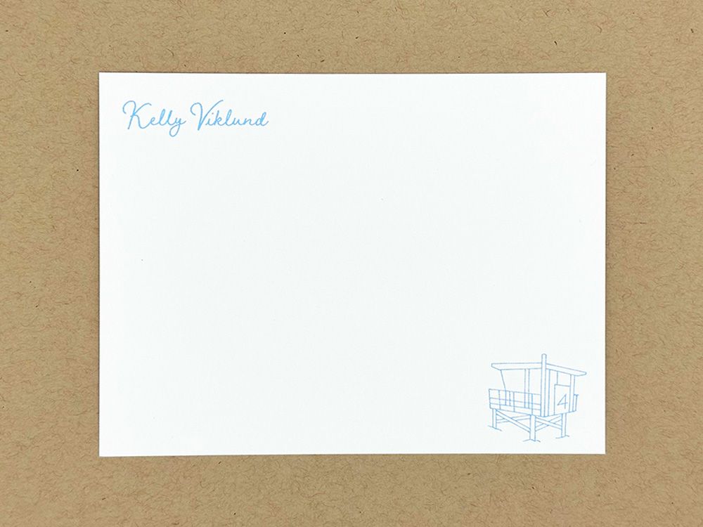 Custom Illustrated Icon Stationery