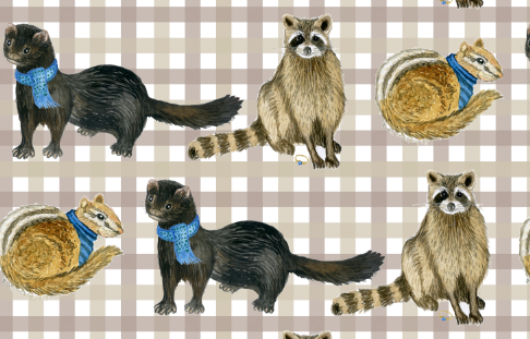 Critters Wrapping Paper