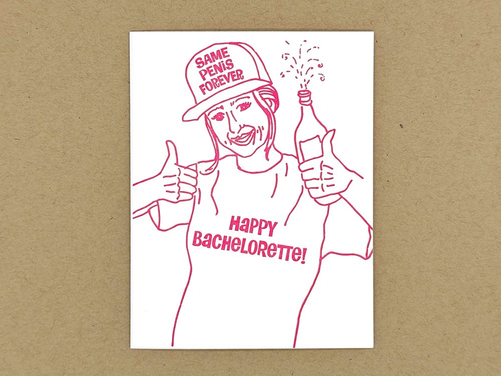 Happy Bachelorette Greeting Card