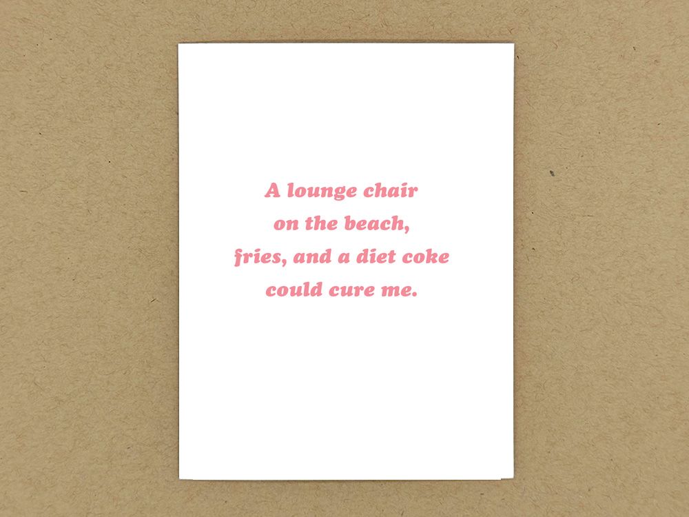 Lounge Chair on the beach