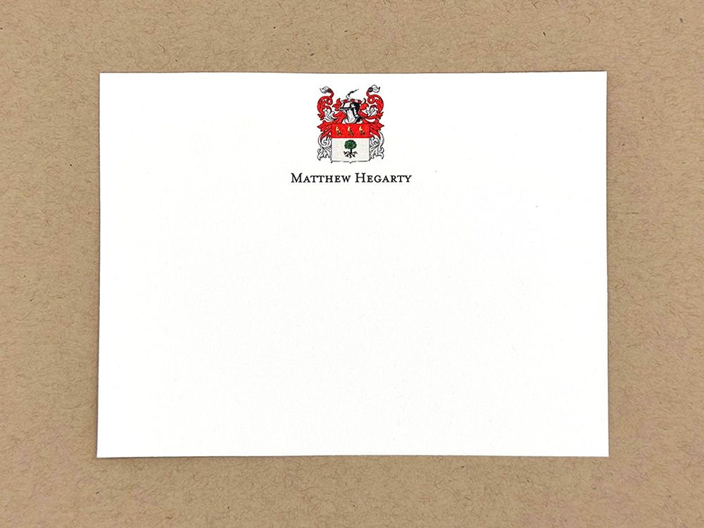 Custom Family Crest & Stationery