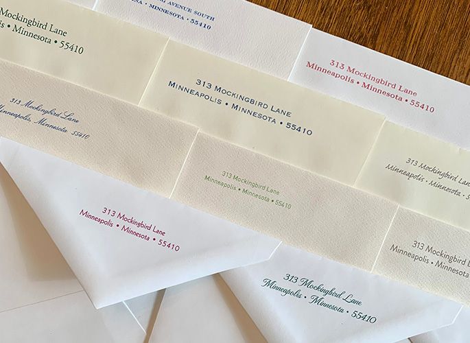 Envelope Addressing: Digital Printing