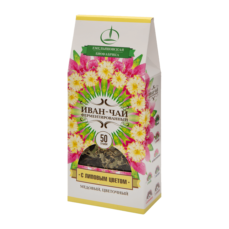 Иван-чай ферментированный с липовым цветом 50 гр
