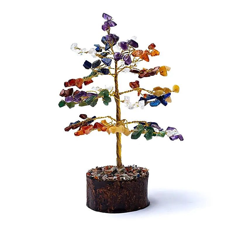Edelsteinbaum 7 Chakren 18cm