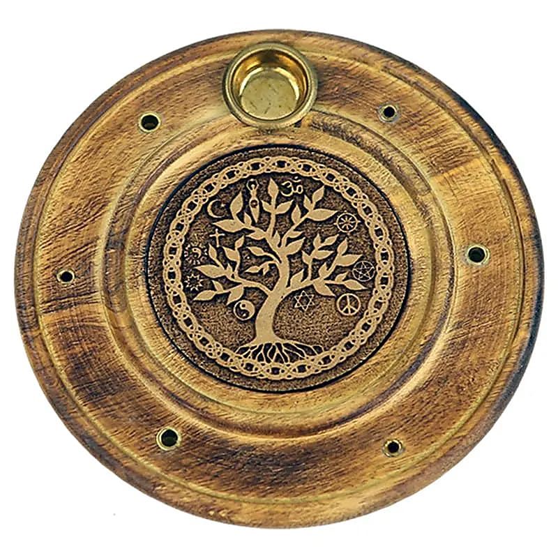 Räucherstab- Weihrauchkegelhalter Baum des Lebens