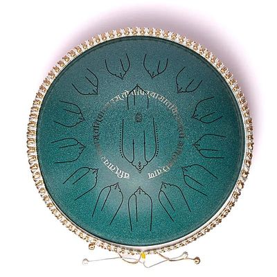 Hluru Handpan/Zungentrommel-Hybrid 15 Töne C-Dur -- ±35,5 cm