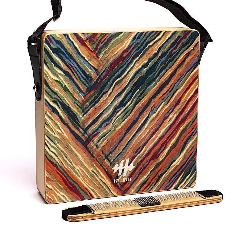 Hluru Schlaginstrument Reise-Cajón -- 30.5x29.5x7.3 cm