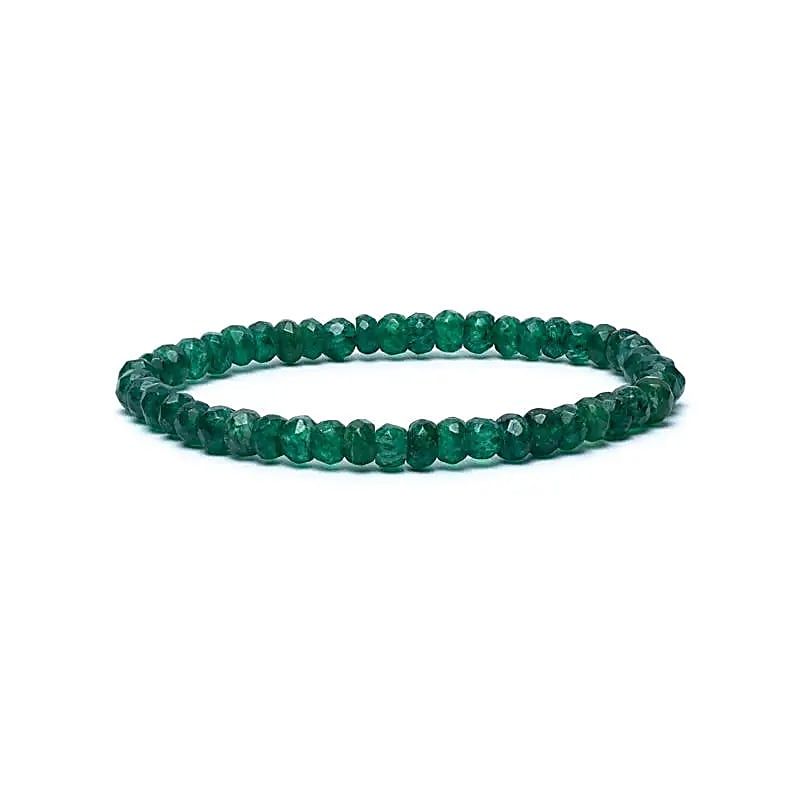 Armband Aventurin Facette AA Qualität elastisch -- 0,6 cm