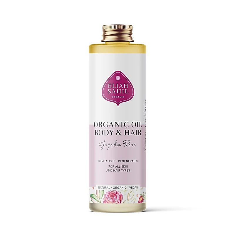 Pflegeöl Körper/Haar Jojoba Rose BIO Eliah Sahil -- 100 ml