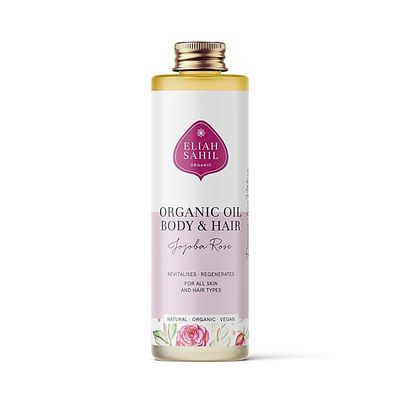 Pflegeöl Körper/Haar Jojoba Rose BIO Eliah Sahil -- 100 ml