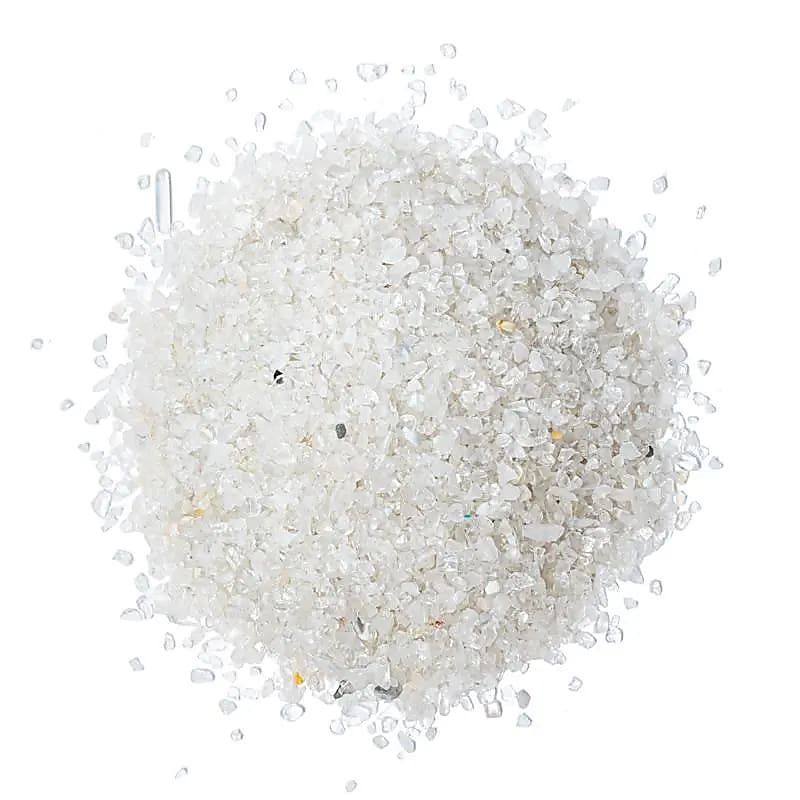 Bergkristall Chips sehr klein -- ±550g; ±0,1-0,3cm