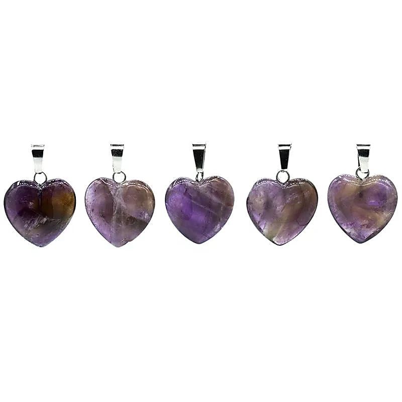 Anhänger Amethyst Herzform