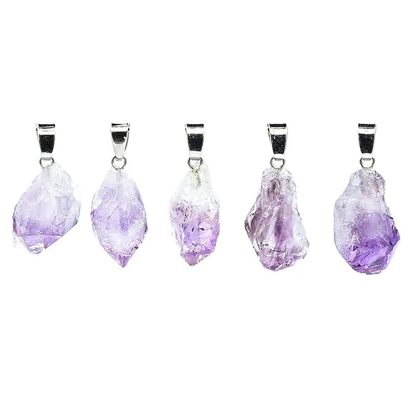 Anhänger Amethyst roh -- ±2cm