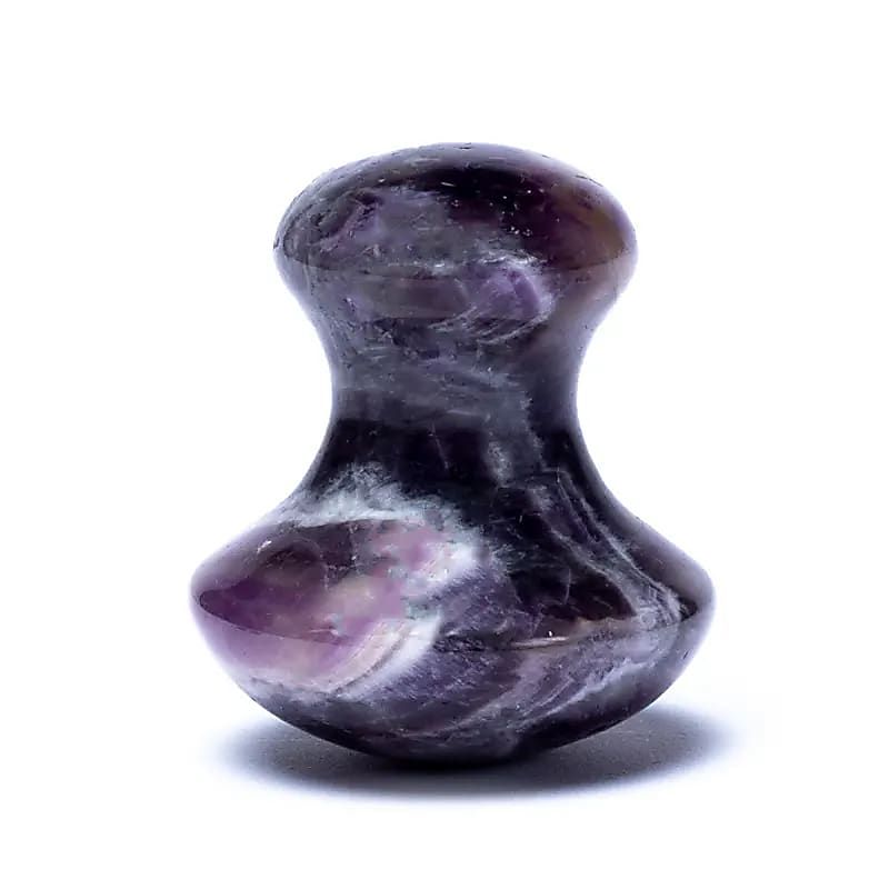 Pilzform Massagestein Amethyst -- 4x3.5 cm