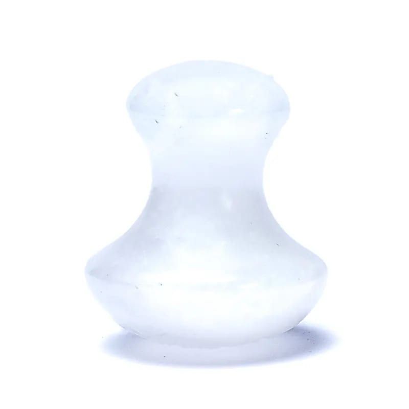 Pilzform Massagestein Bergkristall -- 4x3.5 cm